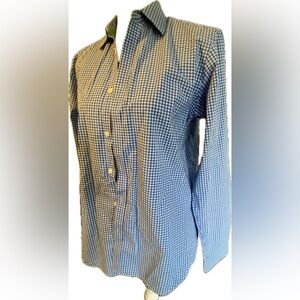Classic Blue Checkered Men's Shirt